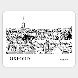 Oxford England Sticker